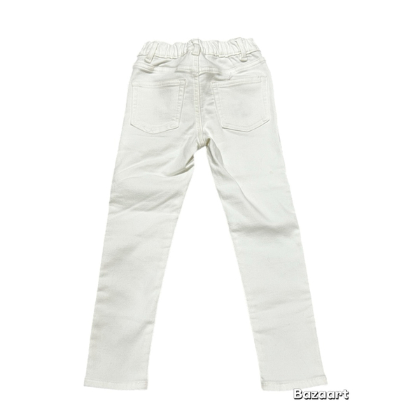 NWT Crewcuts white skinny jeans size 5 - Picture 4 of 5